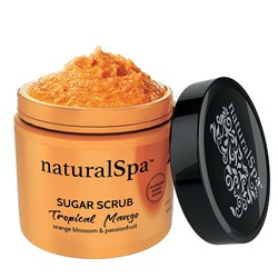 NATURAL SPA Sugar scrub - tropical mango - orange blossom & passionfruit
